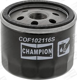Champion COF102116S - Масляный фильтр autospares.lv
