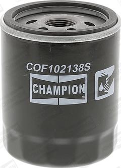 Champion COF102138S - Масляный фильтр autospares.lv