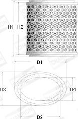 Champion V419/606 - Воздушный фильтр, двигатель autospares.lv