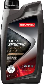 Champion Lubricants 1049361 - Моторное масло autospares.lv