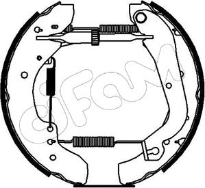 Cifam 151-138 - Комплект тормозных колодок, барабанные autospares.lv