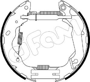 Cifam 151-212 - Комплект тормозных колодок, барабанные autospares.lv