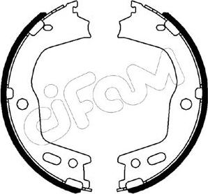 Cifam 153-497 - Комплект тормозов, ручник, парковка autospares.lv