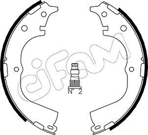 Cifam 153-426 - Комплект тормозных колодок, барабанные autospares.lv