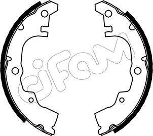 Cifam 153-546 - Комплект тормозных колодок, барабанные autospares.lv