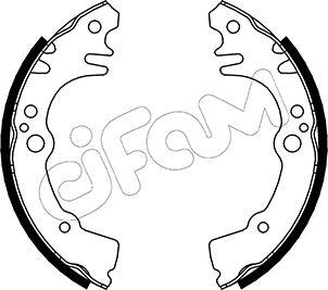 Cifam 153-547 - Комплект тормозных колодок, барабанные autospares.lv