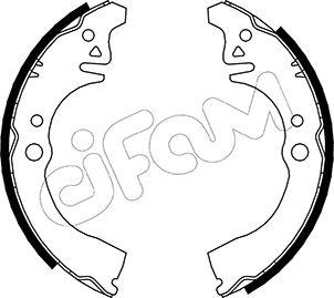 Cifam 153-035 - Комплект тормозных колодок, барабанные autospares.lv