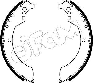 Cifam 153-033 - Комплект тормозных колодок, барабанные autospares.lv