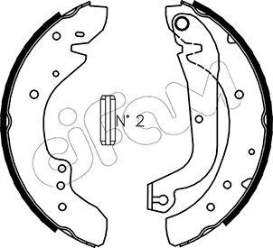 Cifam 153-071 - Комплект тормозных колодок, барабанные autospares.lv