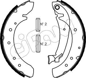 Cifam 153-073 - Комплект тормозных колодок, барабанные autospares.lv