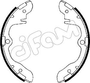 Cifam 153-199 - Комплект тормозных колодок, барабанные autospares.lv