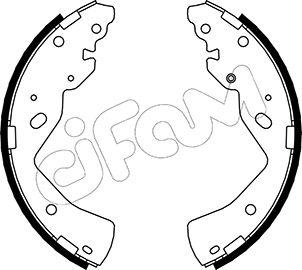 Cifam 153-144 - Комплект тормозных колодок, барабанные autospares.lv