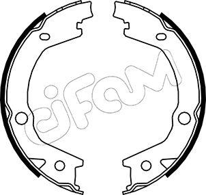 Cifam 153-184 - Комплект тормозов, ручник, парковка autospares.lv
