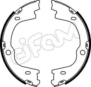 Cifam 153-188 - Комплект тормозов, ручник, парковка autospares.lv