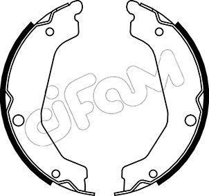 Cifam 153-183 - Комплект тормозов, ручник, парковка autospares.lv