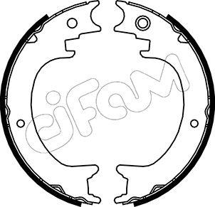 Cifam 153-389 - Комплект тормозов, ручник, парковка autospares.lv