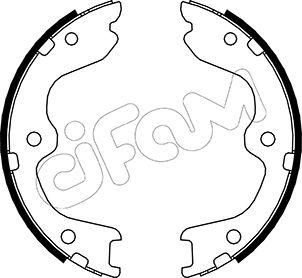 Cifam 153-294 - Комплект тормозов, ручник, парковка autospares.lv