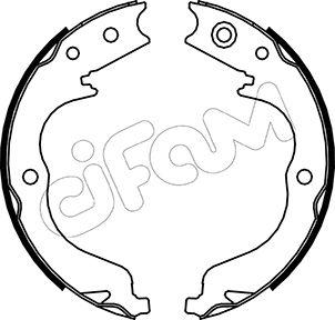 Cifam 153-268 - Комплект тормозов, ручник, парковка autospares.lv