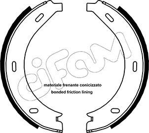 Cifam 153-236 - Комплект тормозов, ручник, парковка autospares.lv