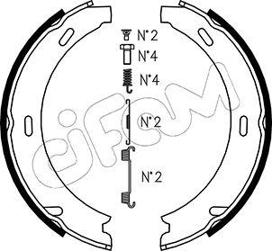 Cifam 153-233K - Комплект тормозов, ручник, парковка autospares.lv