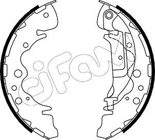 Cifam 153-225 - Комплект тормозных колодок, барабанные autospares.lv