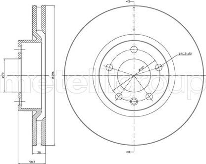 Cifam 800-441 - Тормозной диск autospares.lv