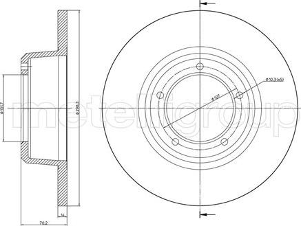 Cifam 800-422 - Тормозной диск autospares.lv