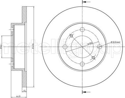 Cifam 800-478 - Тормозной диск autospares.lv