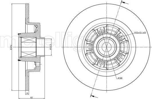 Cifam 800-692 - Тормозной диск autospares.lv