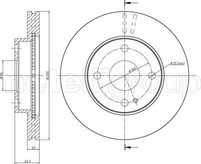 Cifam 800-617 - Тормозной диск autospares.lv