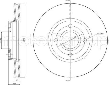 Cifam 800-1490C - Тормозной диск autospares.lv