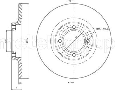 Cifam 800-149 - Тормозной диск autospares.lv