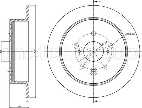 CAR 2045135 - Тормозной диск autospares.lv