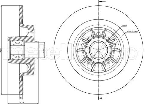 Breda Lorett DFM0017 - Тормозной диск autospares.lv