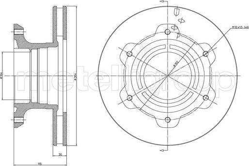 Cifam 800-1698 - Тормозной диск autospares.lv