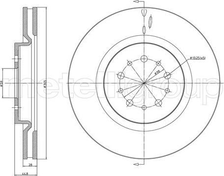 Quinton Hazell BDC4683 - Тормозной диск autospares.lv