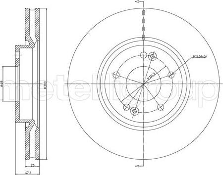 Cifam 800-1162C - Тормозной диск autospares.lv