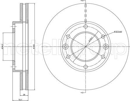 Cifam 800-1174C - Тормозной диск autospares.lv