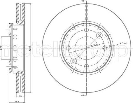 Remsa 6891.10 - Тормозной диск autospares.lv