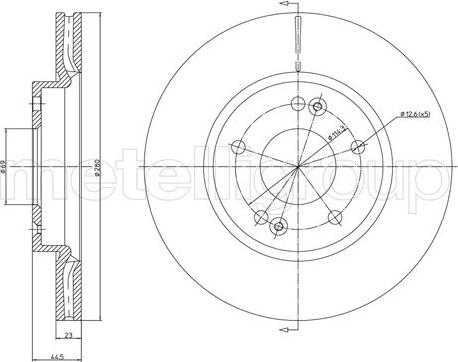 Cifam 800-1377C - Тормозной диск autospares.lv