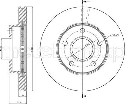 Cifam 800-120 - Тормозной диск autospares.lv