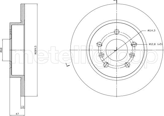 Cifam 800-1763C - Тормозной диск autospares.lv