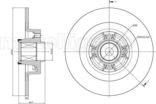 Cifam 800-804 - Тормозной диск autospares.lv