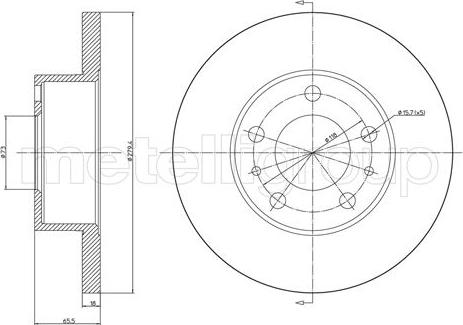 Cifam 800-339 - Тормозной диск autospares.lv