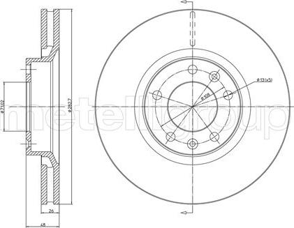 Cifam 800-295 - Тормозной диск autospares.lv