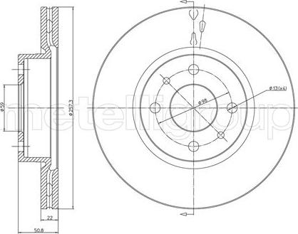 Cifam 800-240 - Тормозной диск autospares.lv