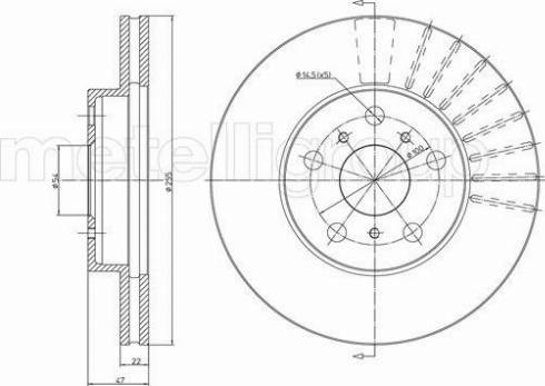 Cifam 800-289 - Тормозной диск autospares.lv