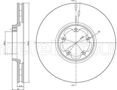 Cifam 800-702 - Тормозной диск autospares.lv