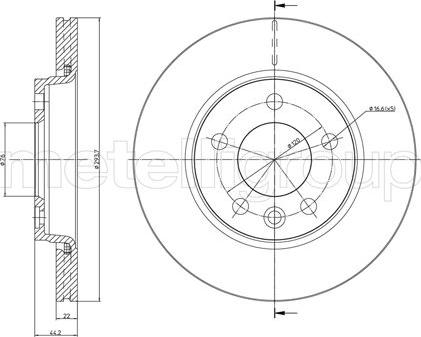 Cifam 800-728 - Тормозной диск autospares.lv