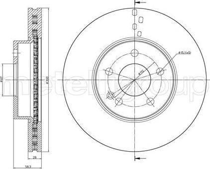 Cifam 800-723 - Тормозной диск autospares.lv